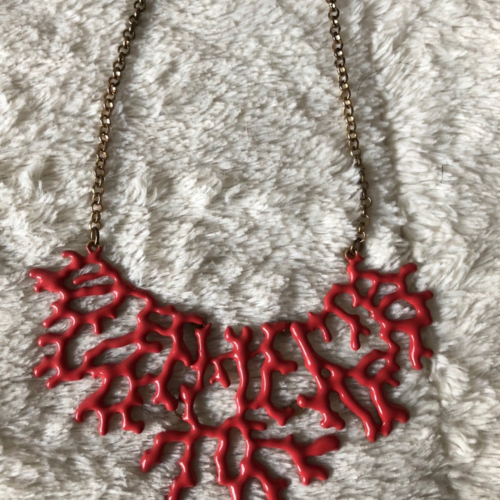 ‼️$10 closet sale ‼️ Coral colored necklace